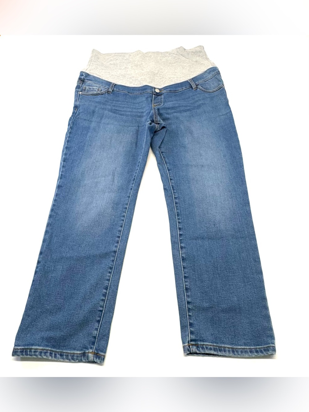 Thyme Maternity Over-the-Belly Straight Leg Jeans - Size XXL (EUC)